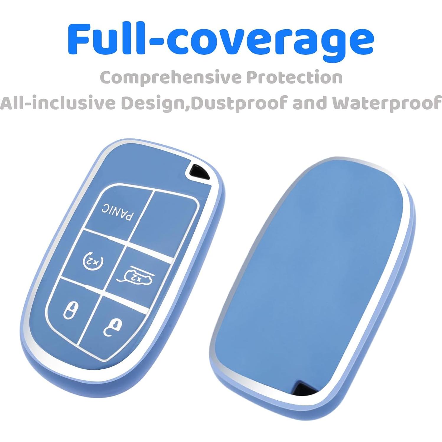 Cubierta de Llavero Jeep XIYANG TRADE Azul TPU 360 Grados