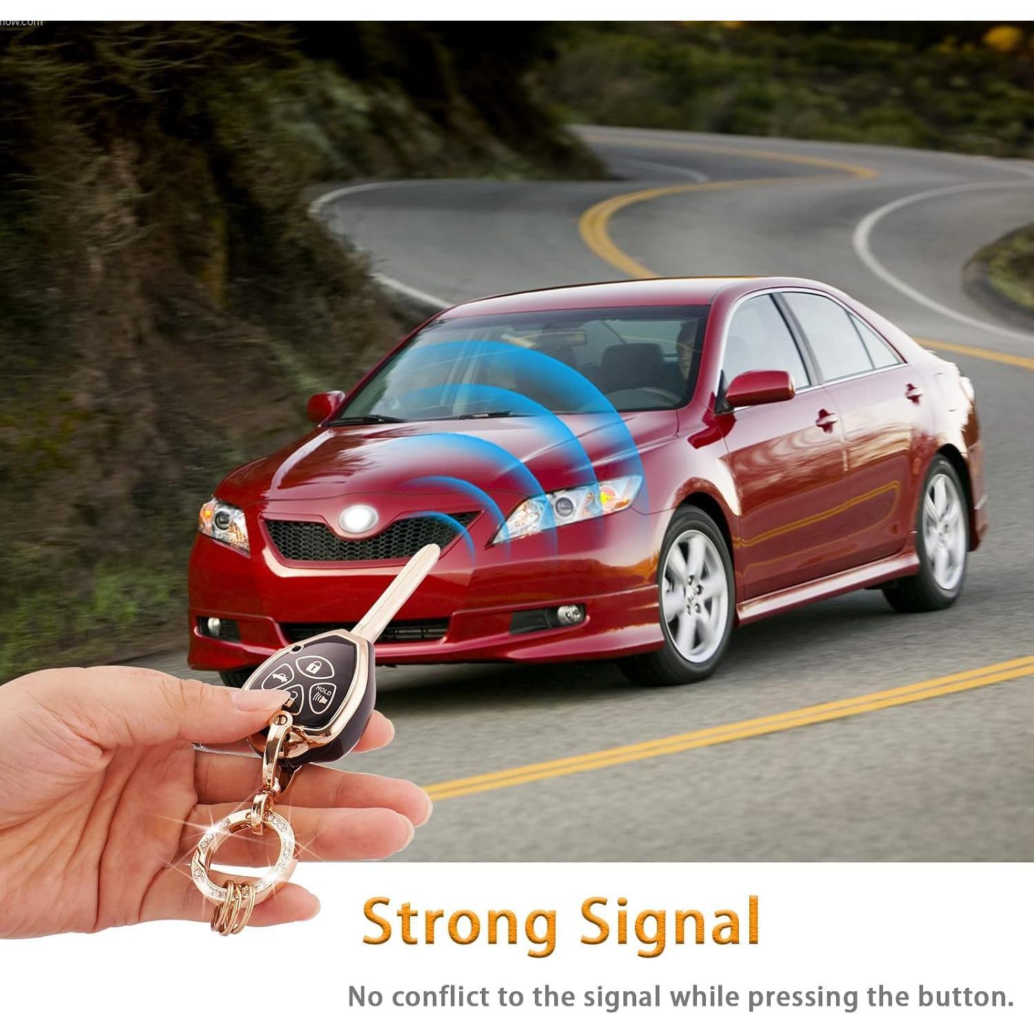 Funda de Llave EKALA para Toyota 4 Botones - TPU y Zinc