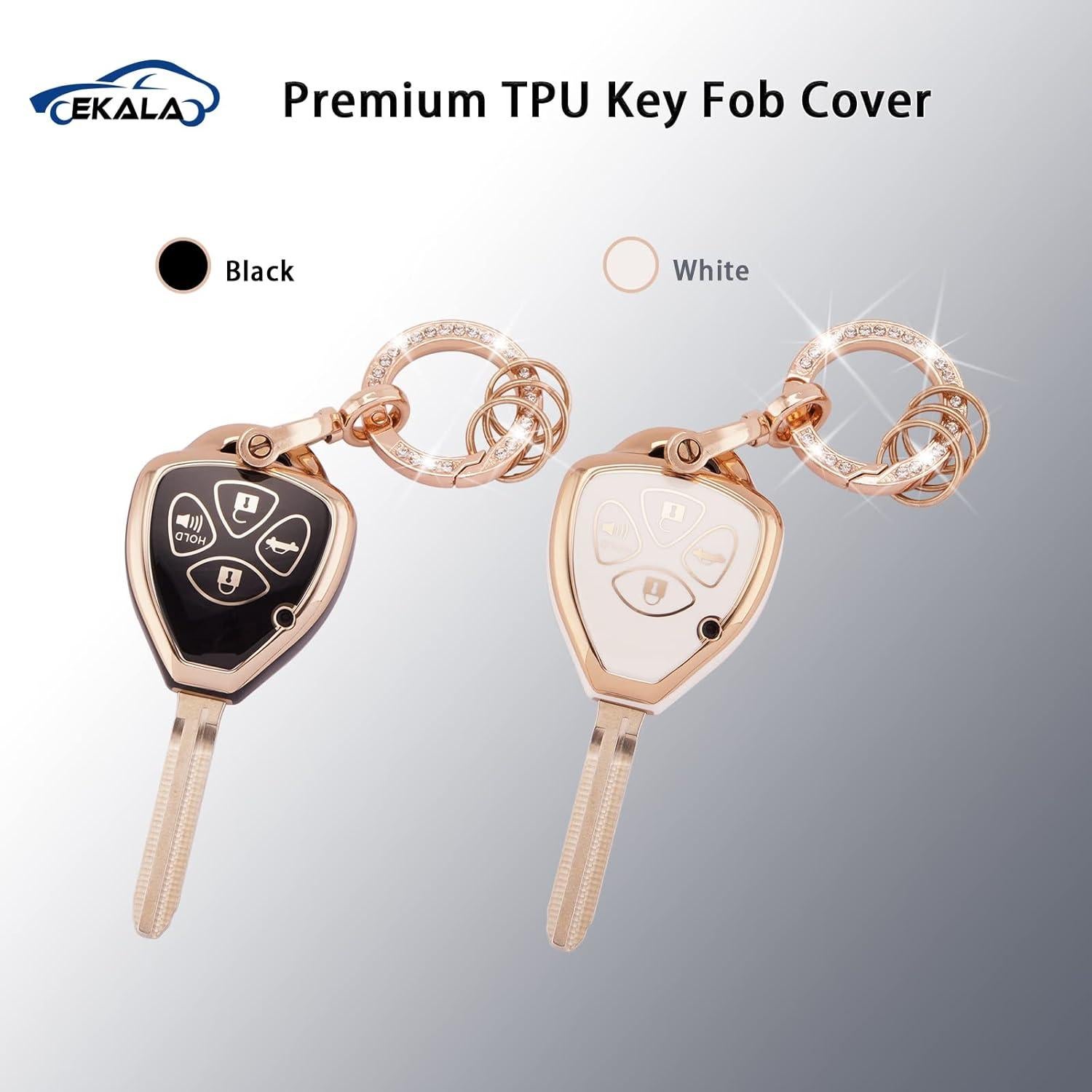 Funda de Llave EKALA para Toyota 4 Botones - TPU y Zinc