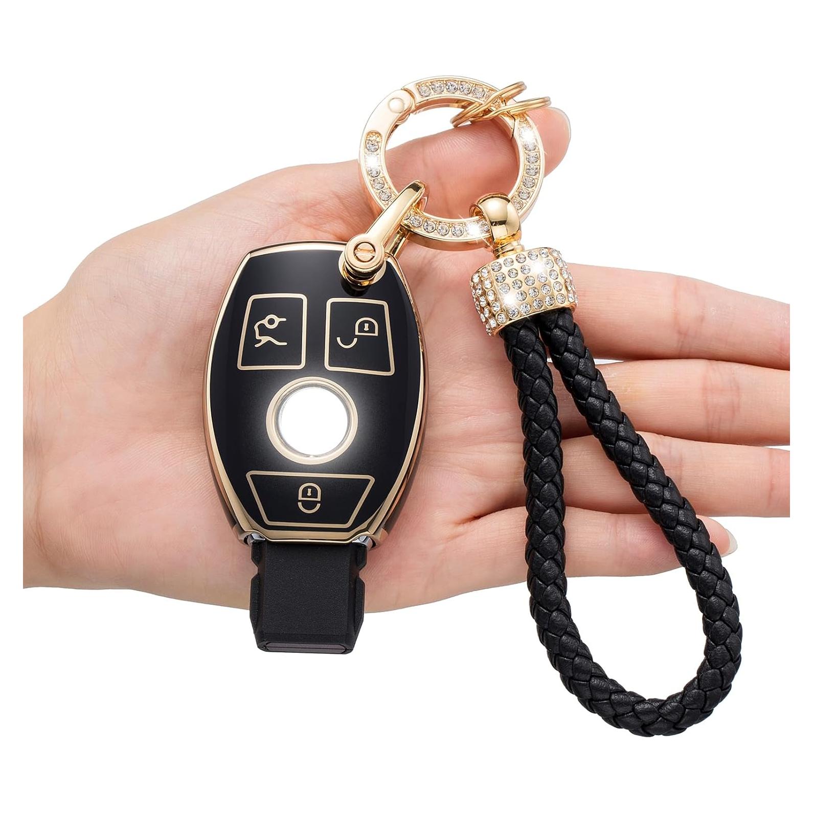 Cubierta de llavero Mercedes Benz LCXJMWKL TPU negro