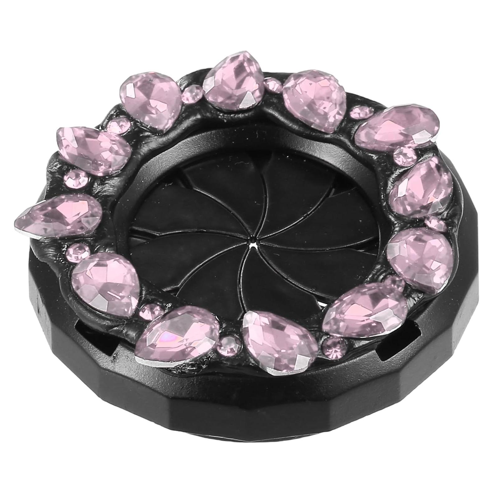 Cubierta de Botón de Inicio INFINAUTO Rosa con Cristales