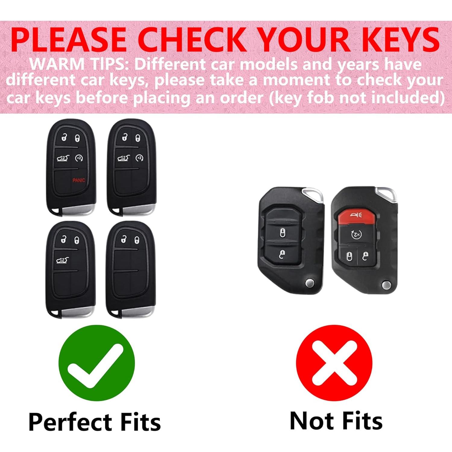 Cubierta de Llave Simocky para Jeep - Llavero Diamante Dorado