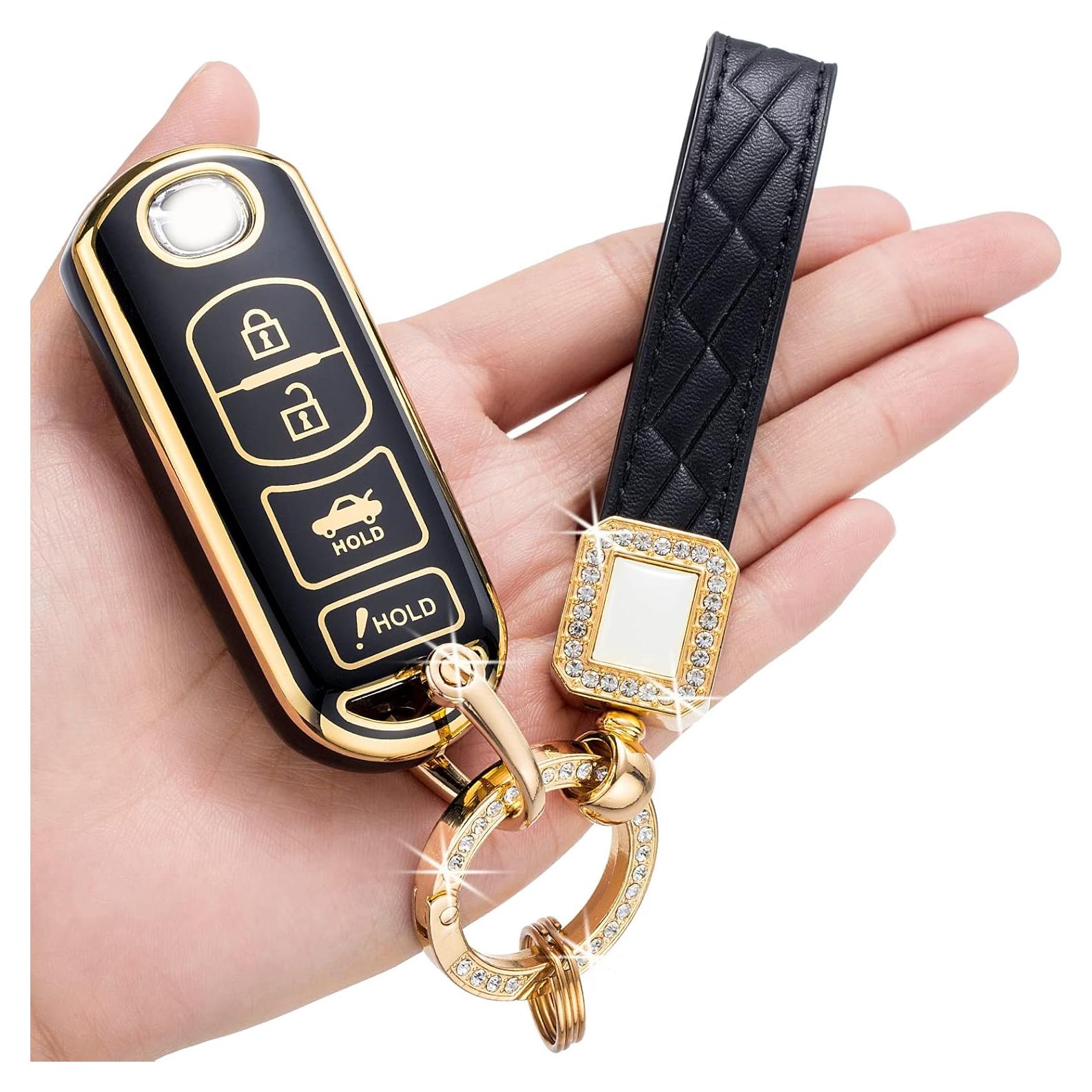 Cubierta de Llave Mazda 3 6 8 Miata CX-3 TPU 360 Grados