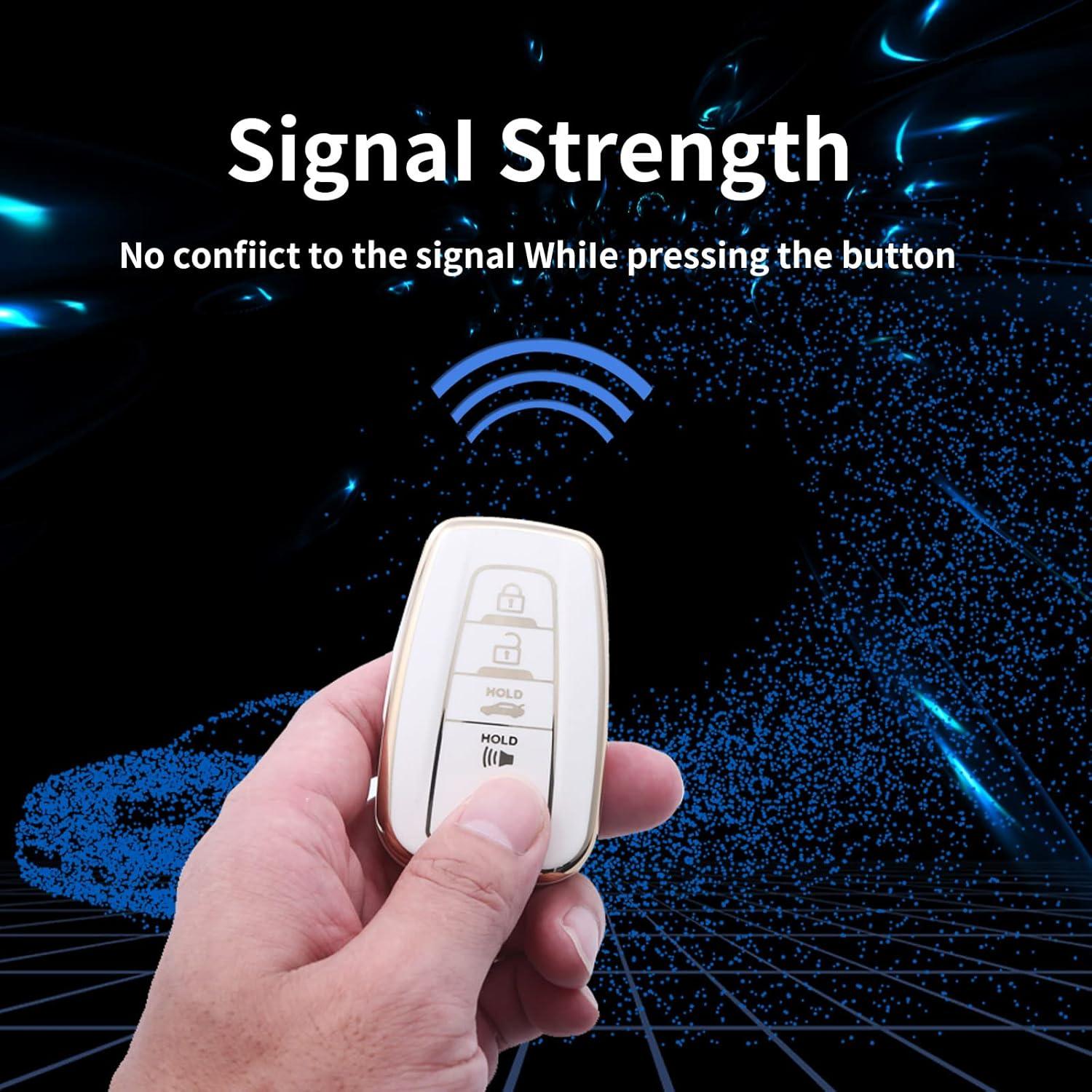 Cubierta de Llavero Toyota LCXJMWKL TPU Anti-dust 2018-2021