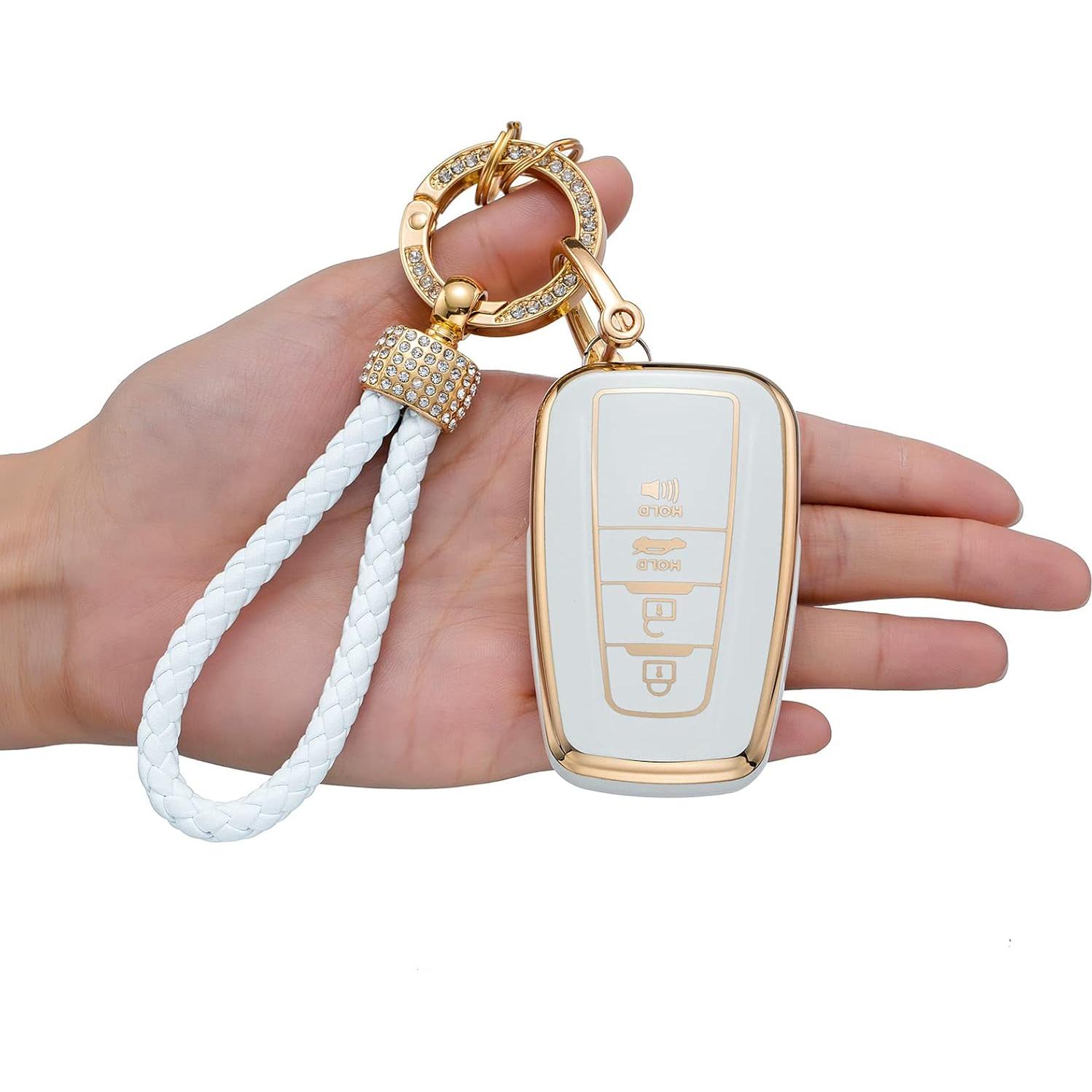 Cubierta de Llavero Toyota LCXJMWKL TPU Anti-dust 2018-2021