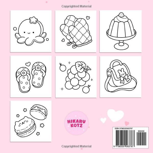 Easy: Cute & Simple Coloring Book for Adults and Kids