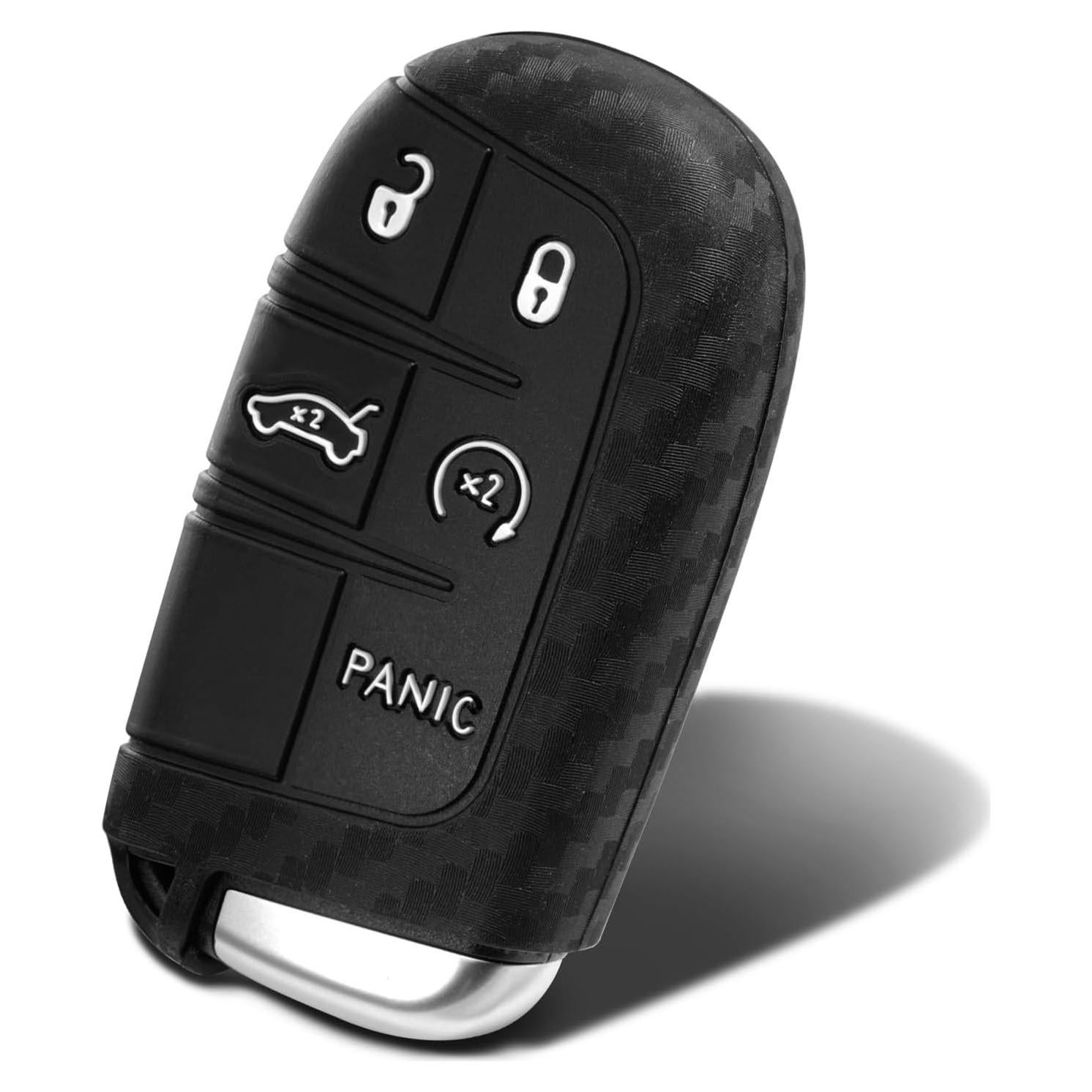 Funda de Llave Antideslizante WORCAS para Chrysler y Dodge 5 Botón