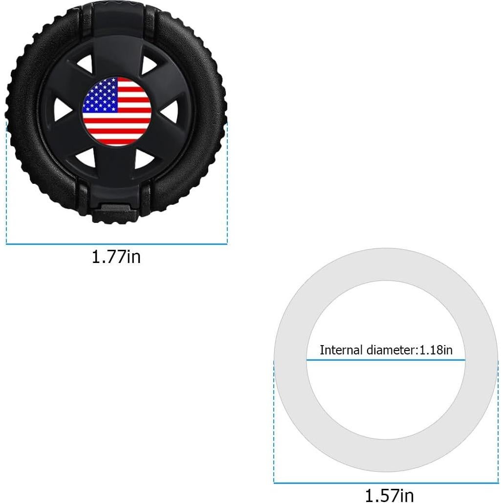 Anillo de Inicio Motor KHGUZ Negro 4.5 cm Protección Botón