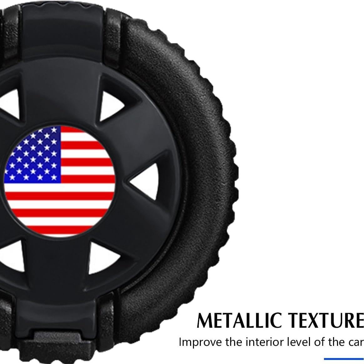 Anillo de Inicio Motor KHGUZ Negro 4.5 cm Protección Botón