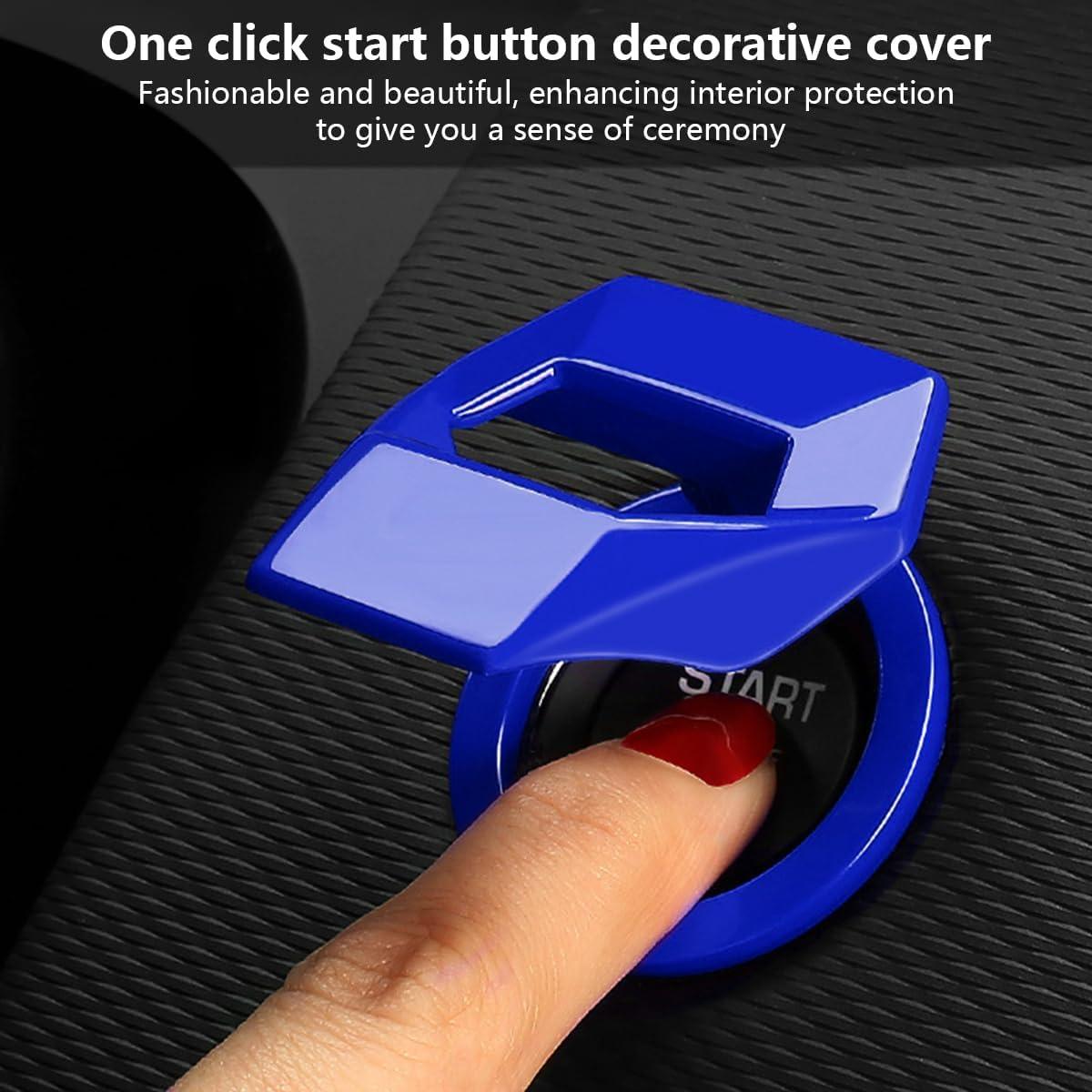 Cubierta Botón Inicio/Parada Motor KHGUZ Azul Universal