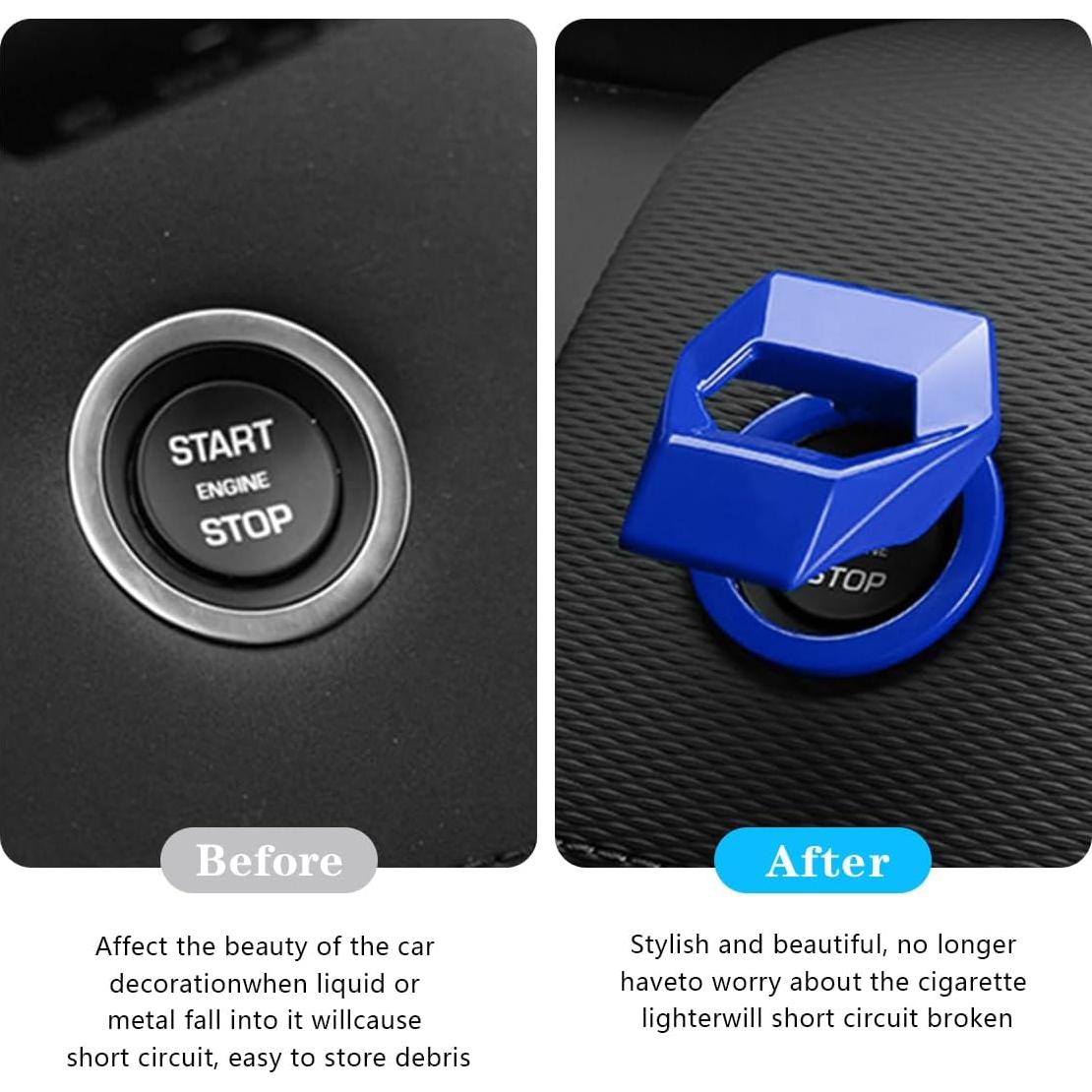 Cubierta Botón Inicio/Parada Motor KHGUZ Azul Universal