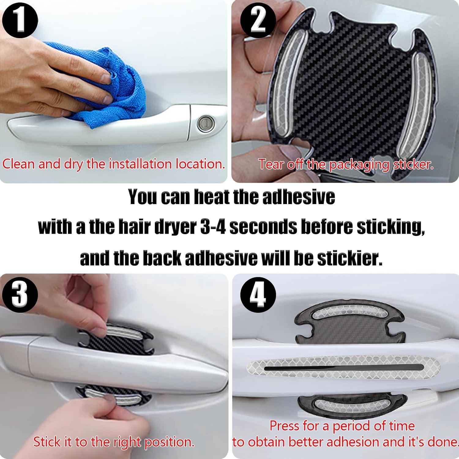 Protector Reflectante para Manija de Puerta GTZTYZ - 8 Piezas