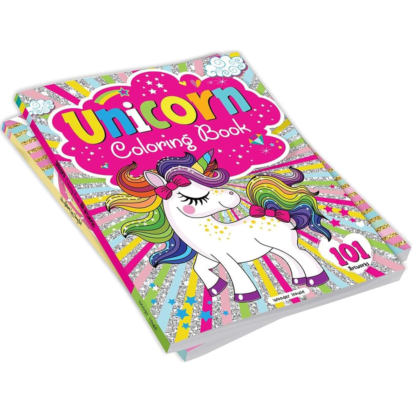 101 Unicorn Colouring Book: Fun Activity Colouring Book For Children