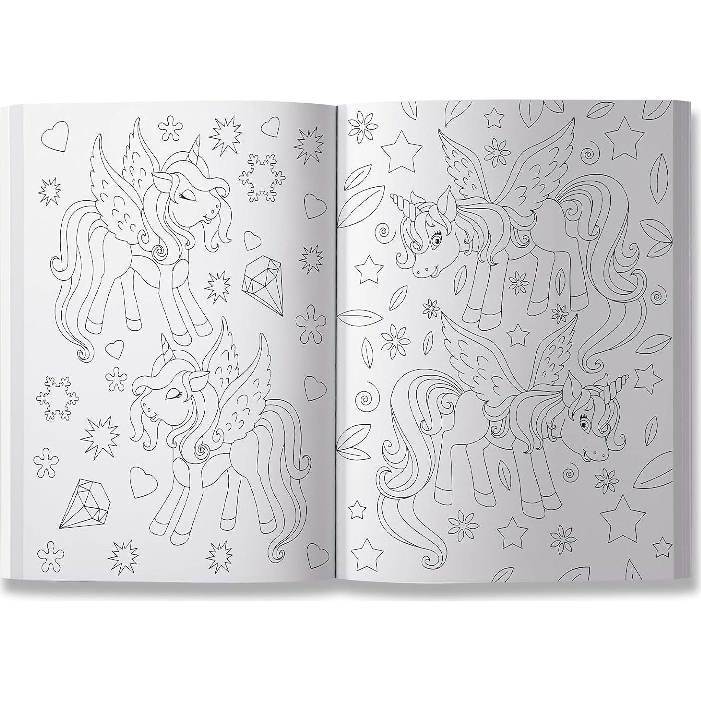 101 Unicorn Colouring Book: Fun Activity Colouring Book For Children