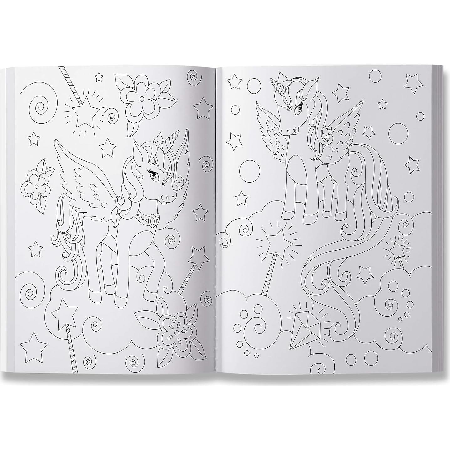 101 Unicorn Colouring Book: Fun Activity Colouring Book For Children