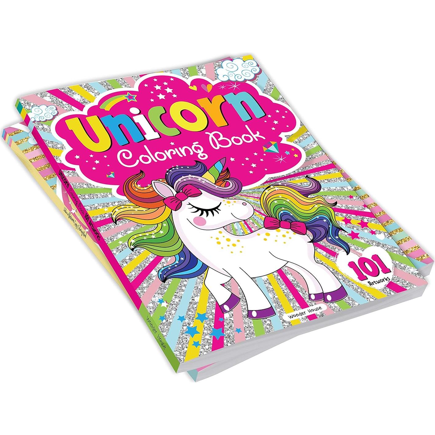 101 Unicorn Colouring Book: Fun Activity Colouring Book For Children