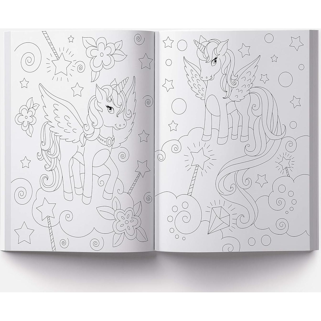 101 Unicorn Colouring Book: Fun Activity Colouring Book For Children