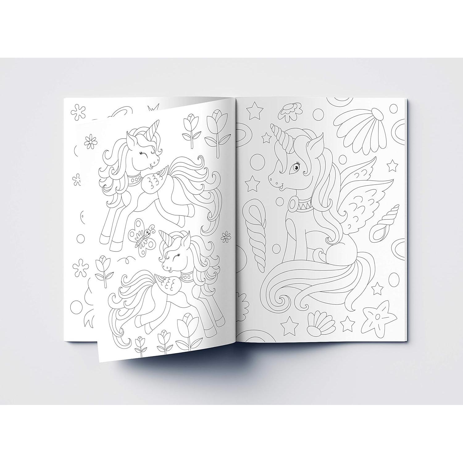 101 Unicorn Colouring Book: Fun Activity Colouring Book For Children