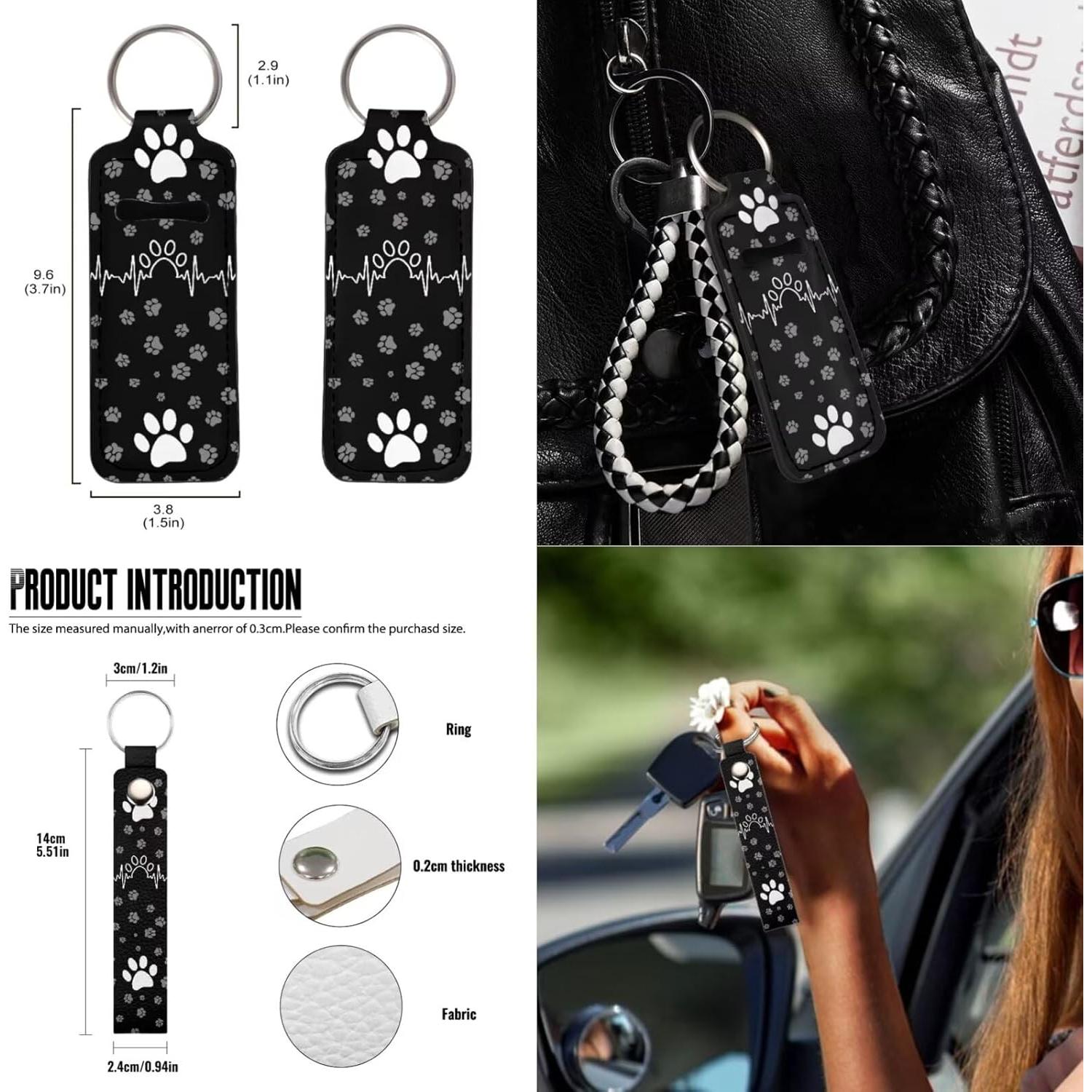 Set de Accesorios de Coche Suobstales 13 Piezas Huella de Perro