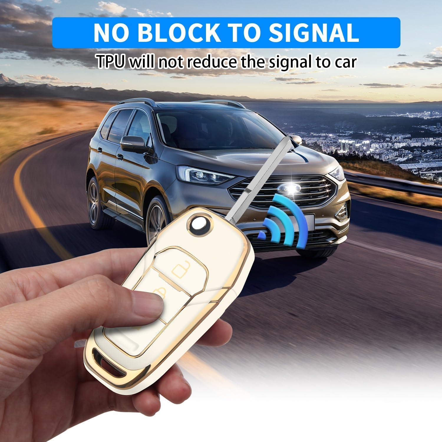 Funda de Llave TPU QBUC para Ford F150 F250 Focus 2015-2019