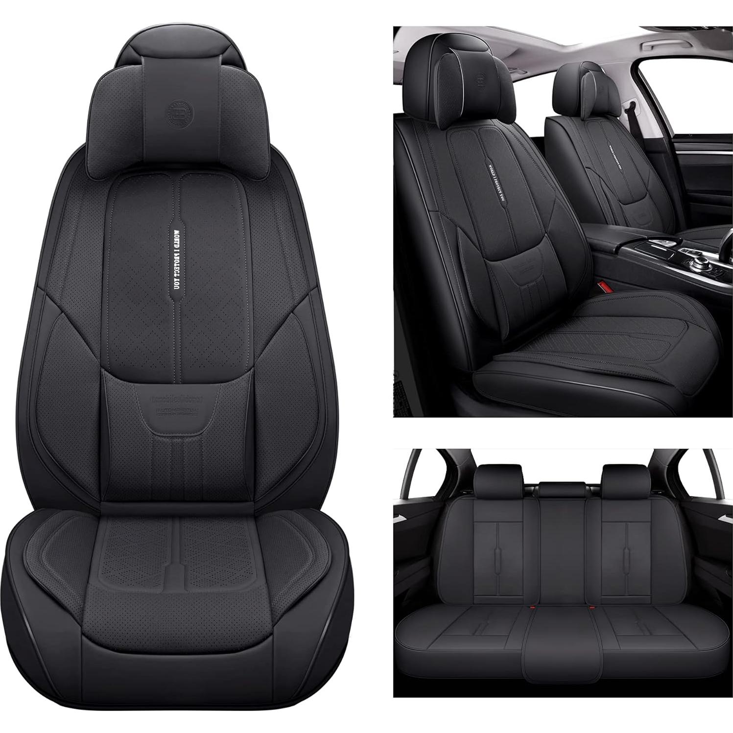 Funda de Asiento de Coche NS YOLO MJ01 Negra Ajuste Universal