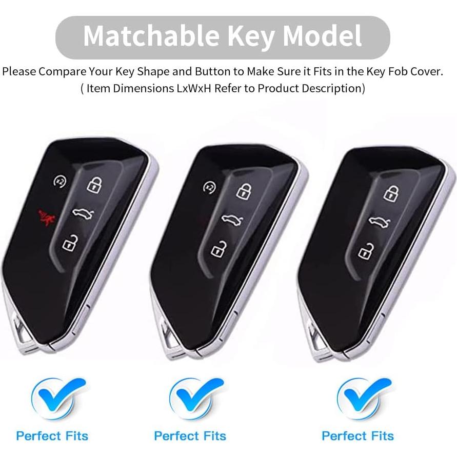 Funda de Llave QBUC para Volkswagen ID.4 Golf GTI 2020-2025