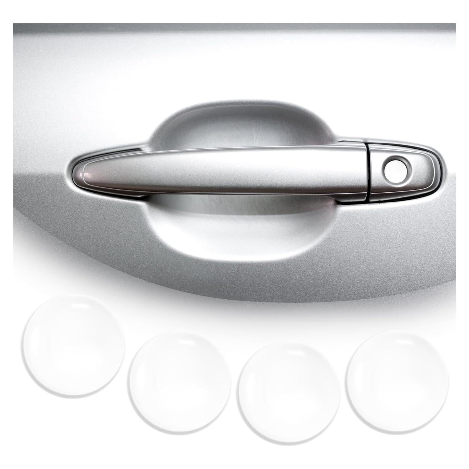 Cubierta de Agujero de Llave de Coche SOMUCH 4 PCS Blanca