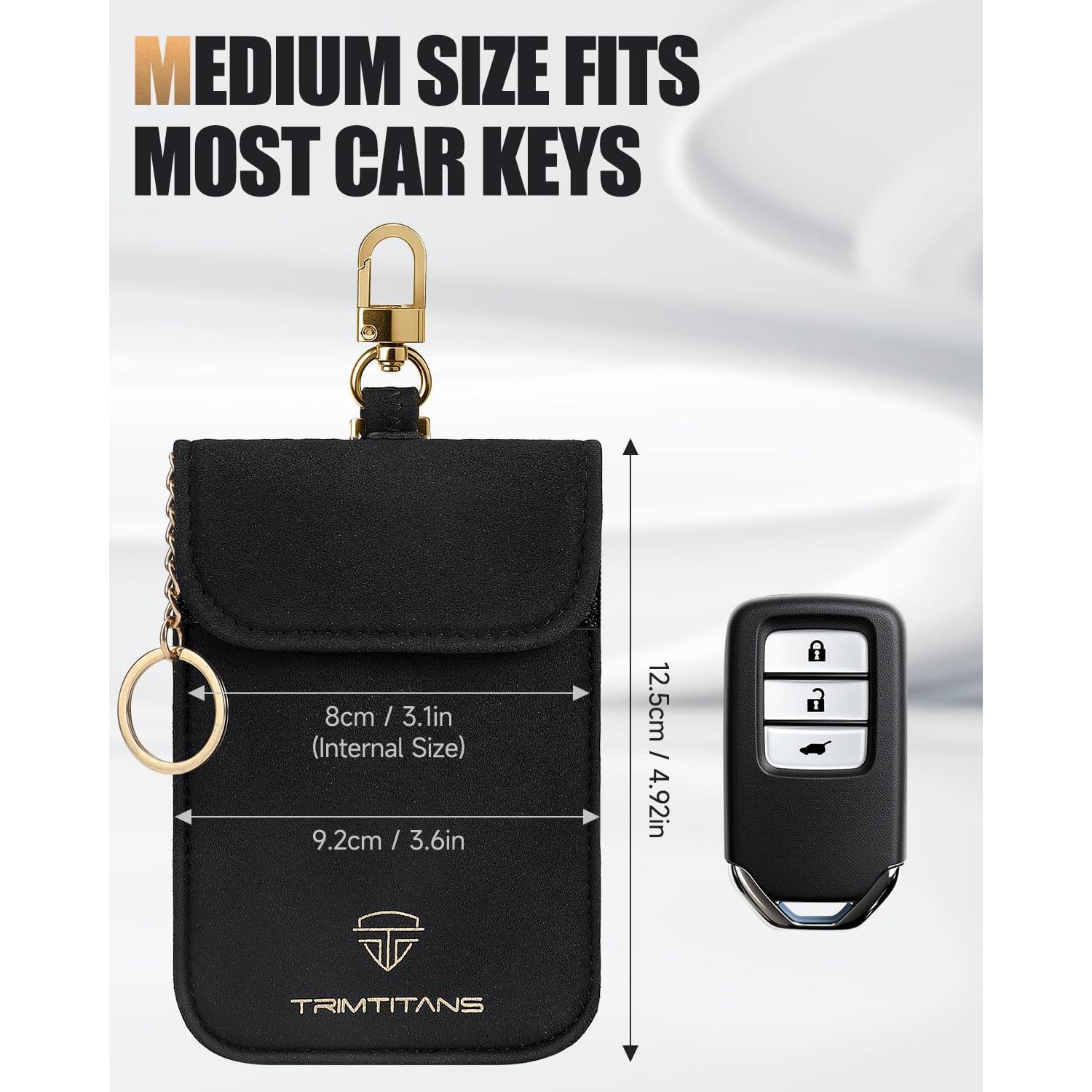 Bolsa Faraday LNKERCO para Llaves de Coche Mediana - Antirrobo RFID