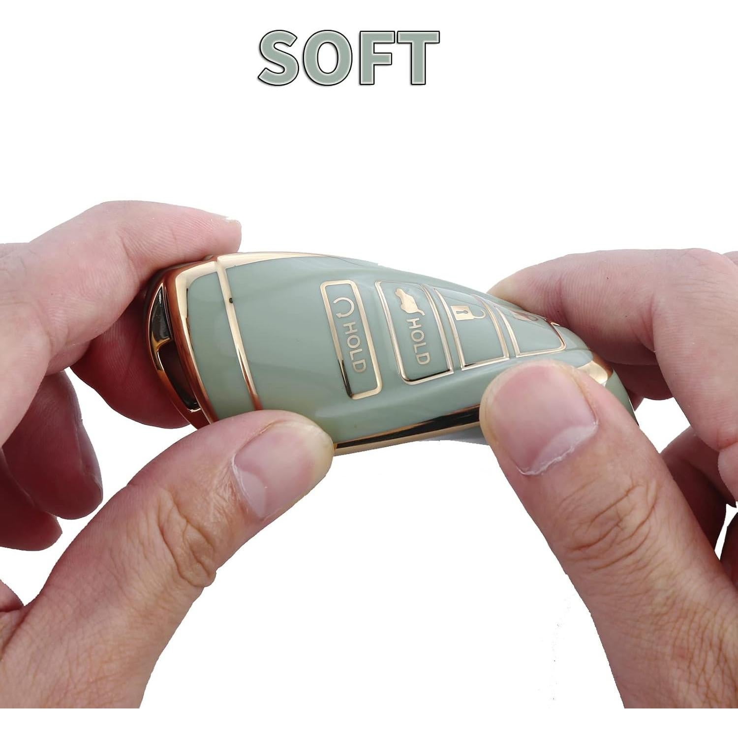 Cubierta de llavero JUIMWDY para Acura CDX RDX RLX TLX Verde