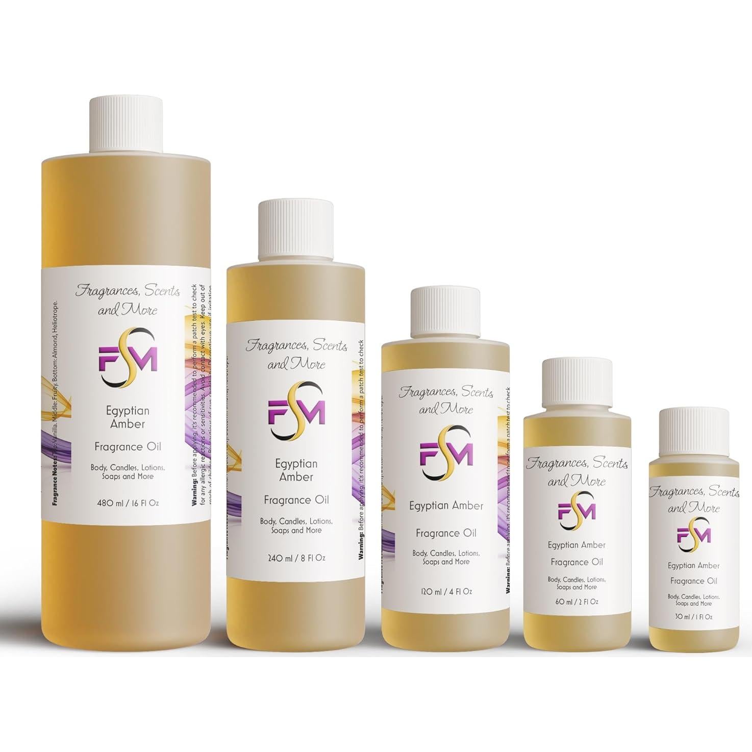 Aceite de Fragancia Ámbar Egipcio J & TC - 5ml Roll-On