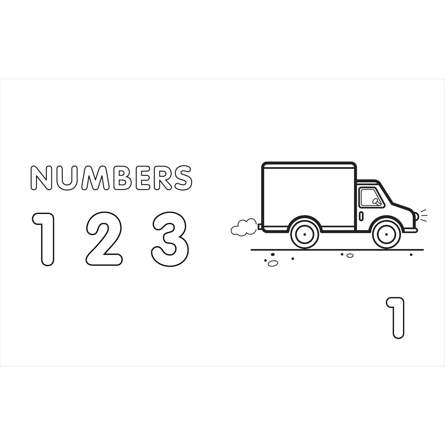 My First Toddler Coloring Book: Fun with Numbers, Letters, Shapes, Colors, and Animals! (Kids Coloring Activity Books)