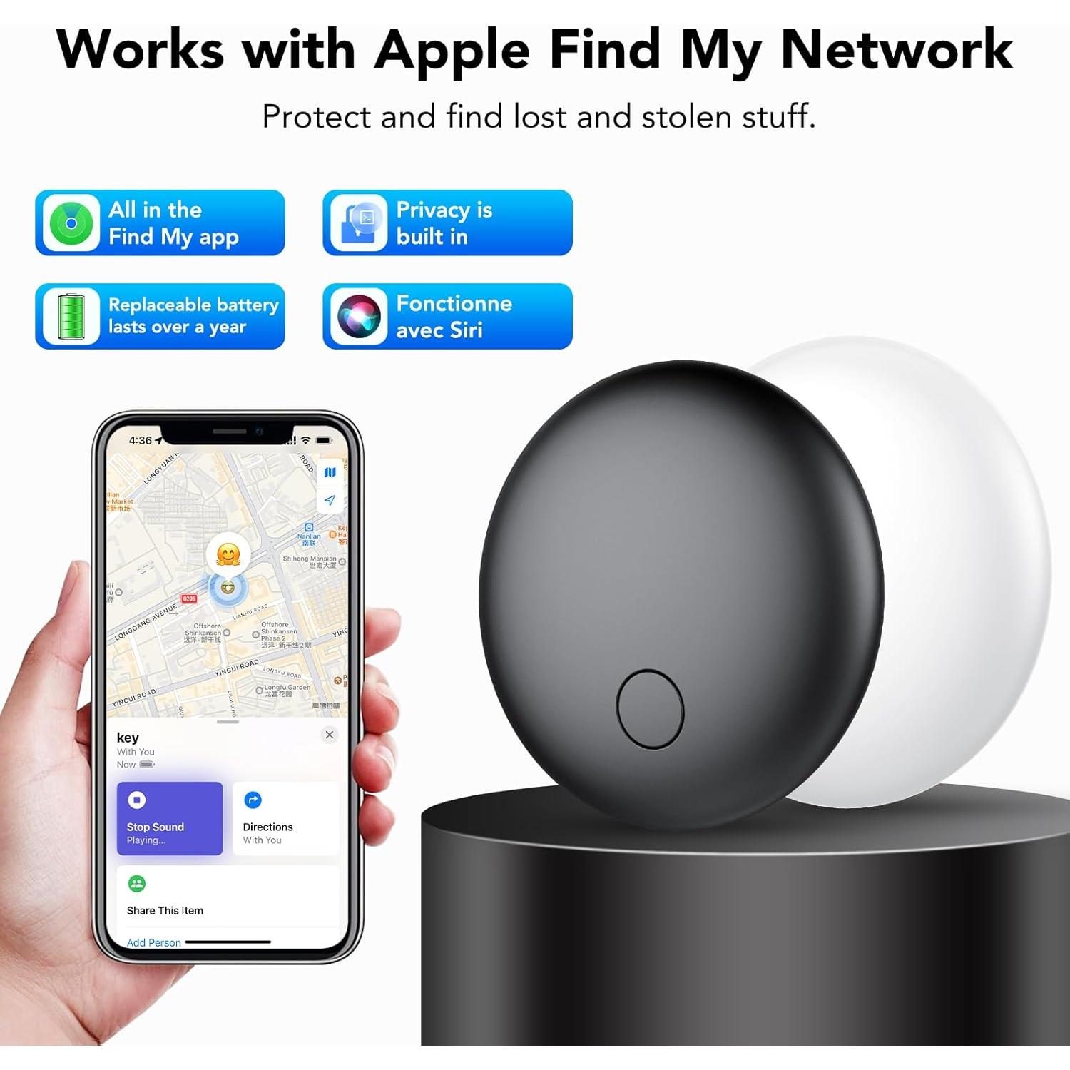 Localizador Bluetooth CASCHO S3 - Etiquetas de Seguimiento IP67