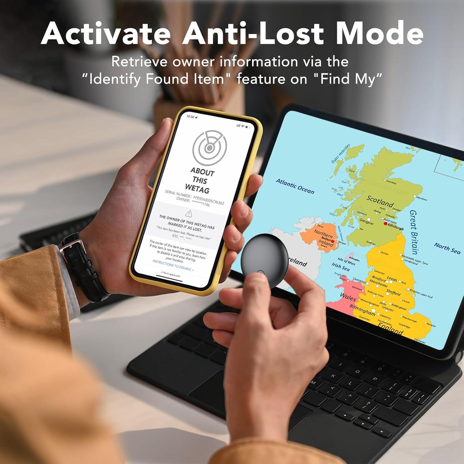 Localizador Bluetooth CASCHO S3 - Etiquetas de Seguimiento IP67