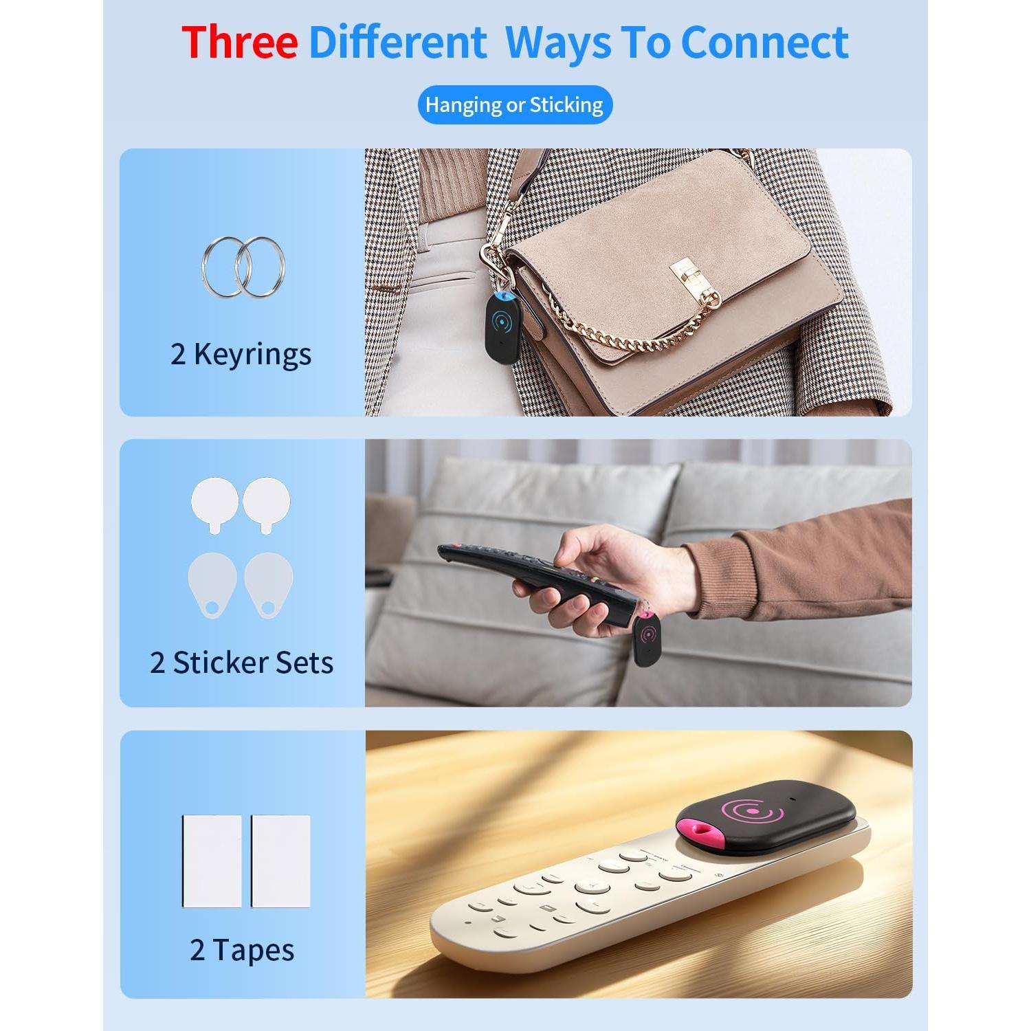 Localizador de Llaves Esky Ultra Delgado 2 Receptores 80dB