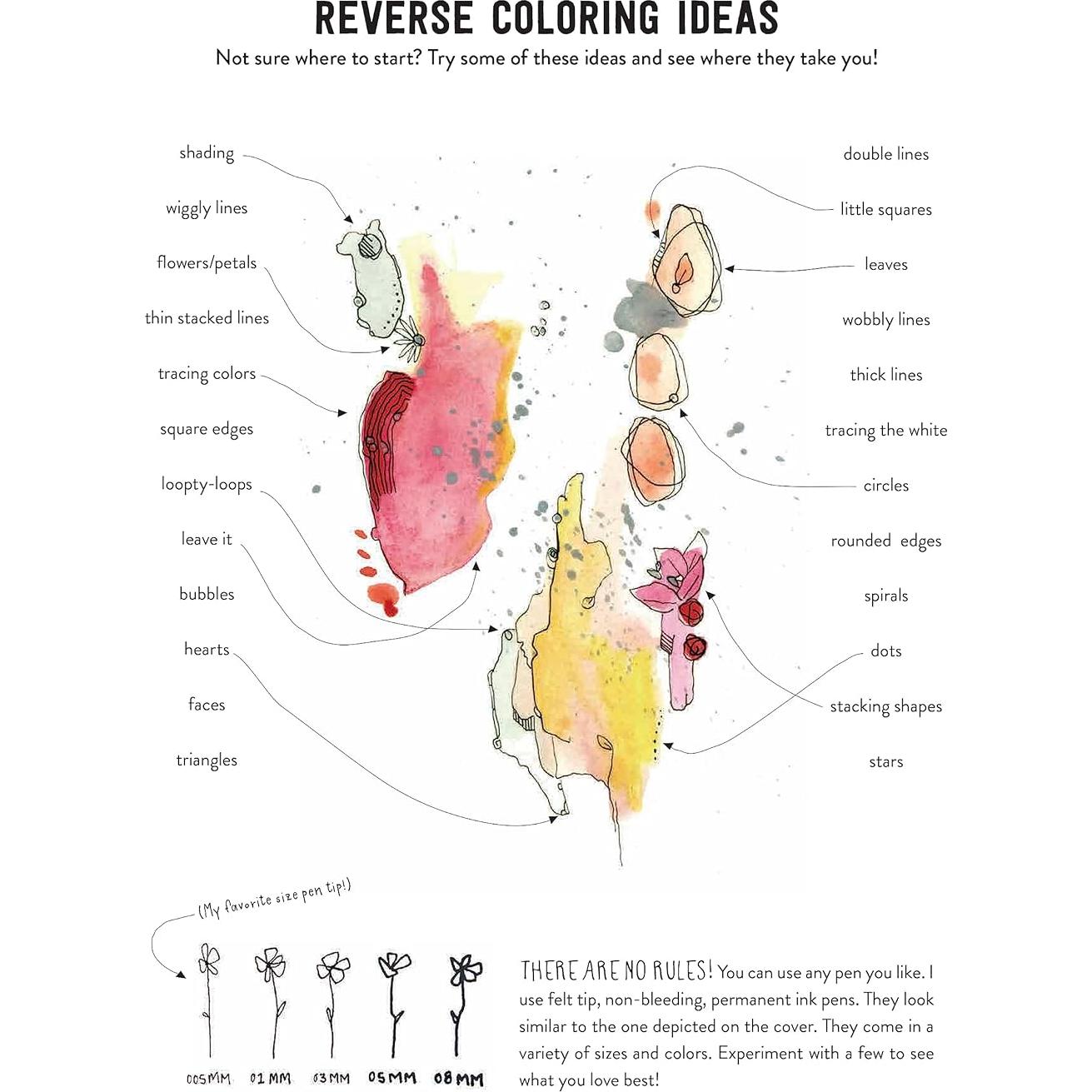 The Reverse Coloring Book™: The Book Has the Colors, You Draw the Lines!