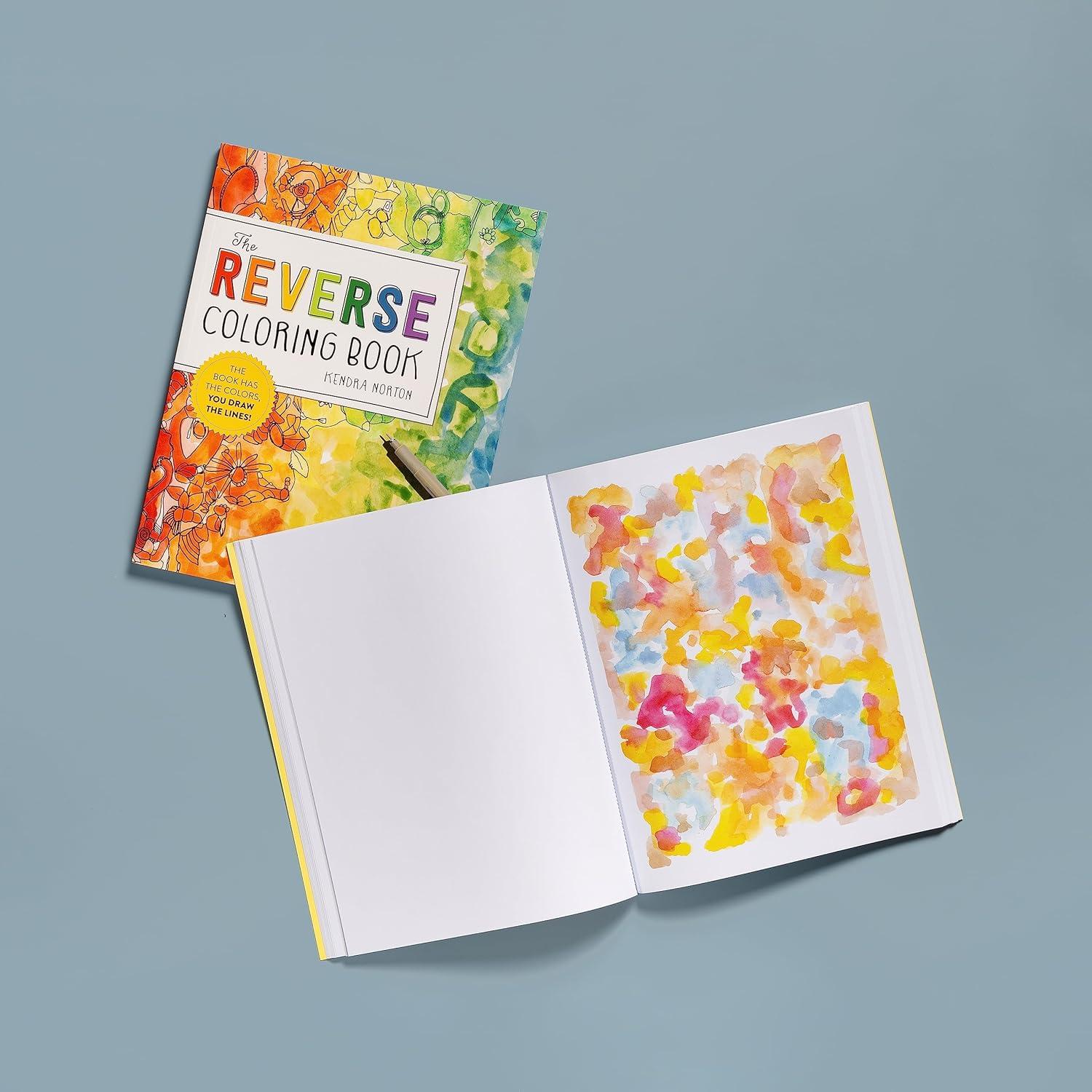 The Reverse Coloring Book™: The Book Has the Colors, You Draw the Lines!