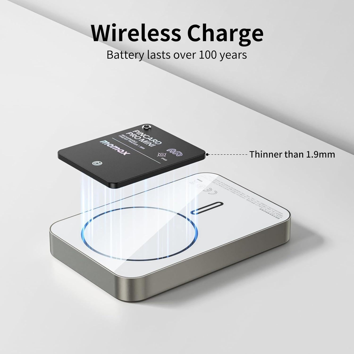 Localizador Bluetooth Recargable Momax BR8 IP68 100m Llaves