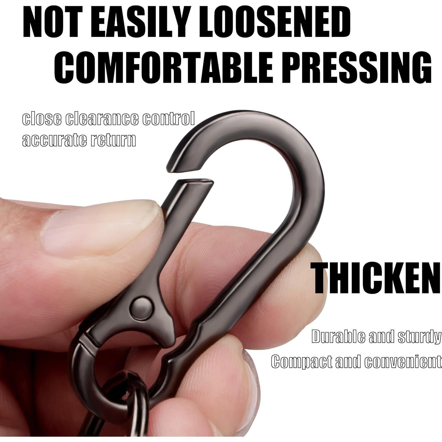 Llaveros de Metal Wikavanli Organizador 4 Piezas Unisex