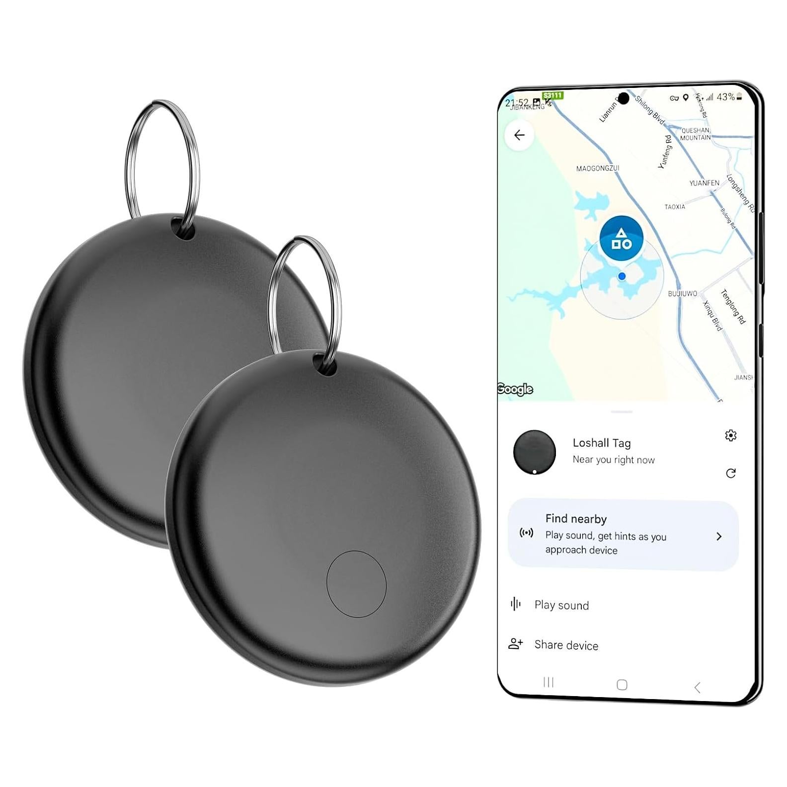 Etiqueta de Rastreo Bluetooth Eelexa Air para Android - 2 Unidades