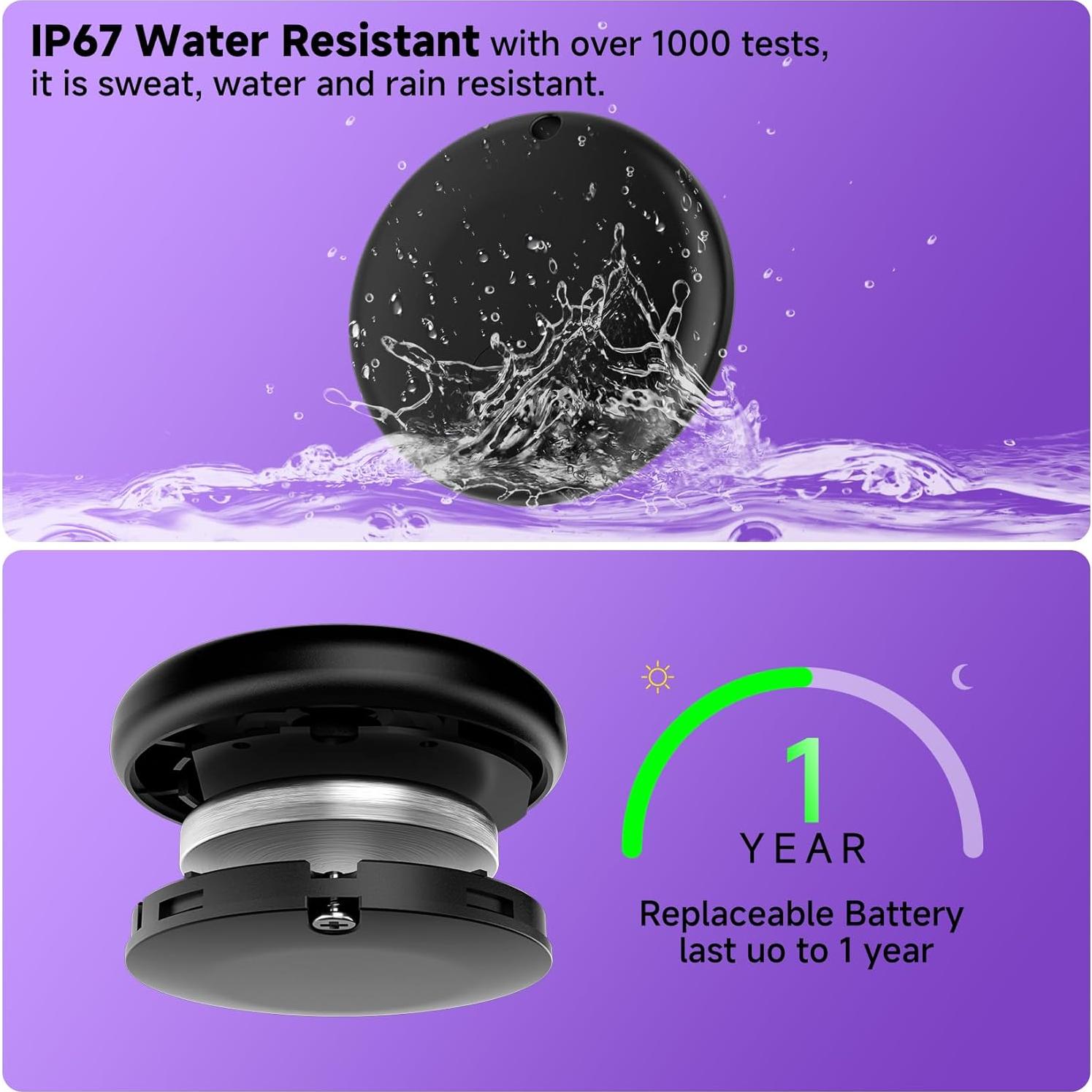 Etiqueta de Rastreo Bluetooth Eelexa Air para Android - 2 Unidades