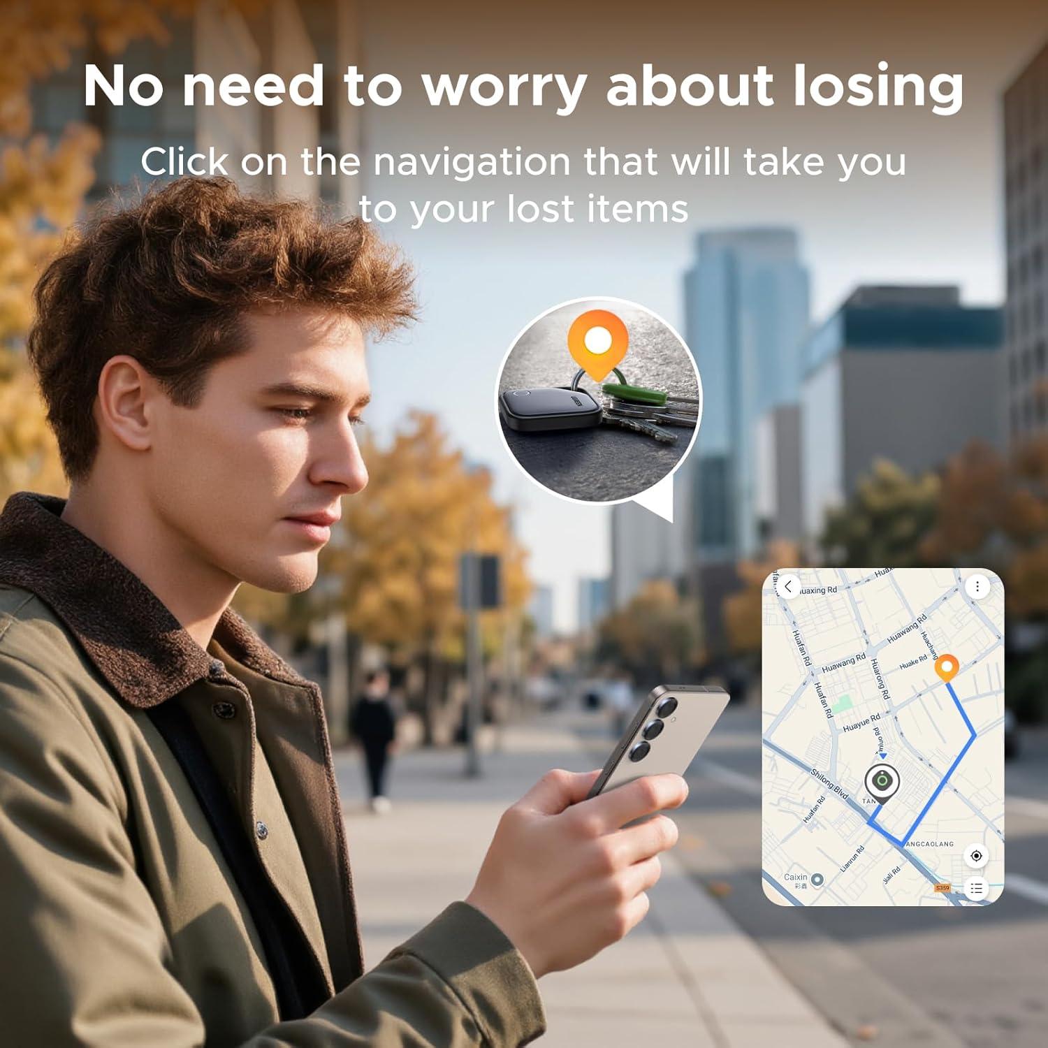 UGREEN FineTrack S 2-Pack Etiquetas de Rastreo Bluetooth