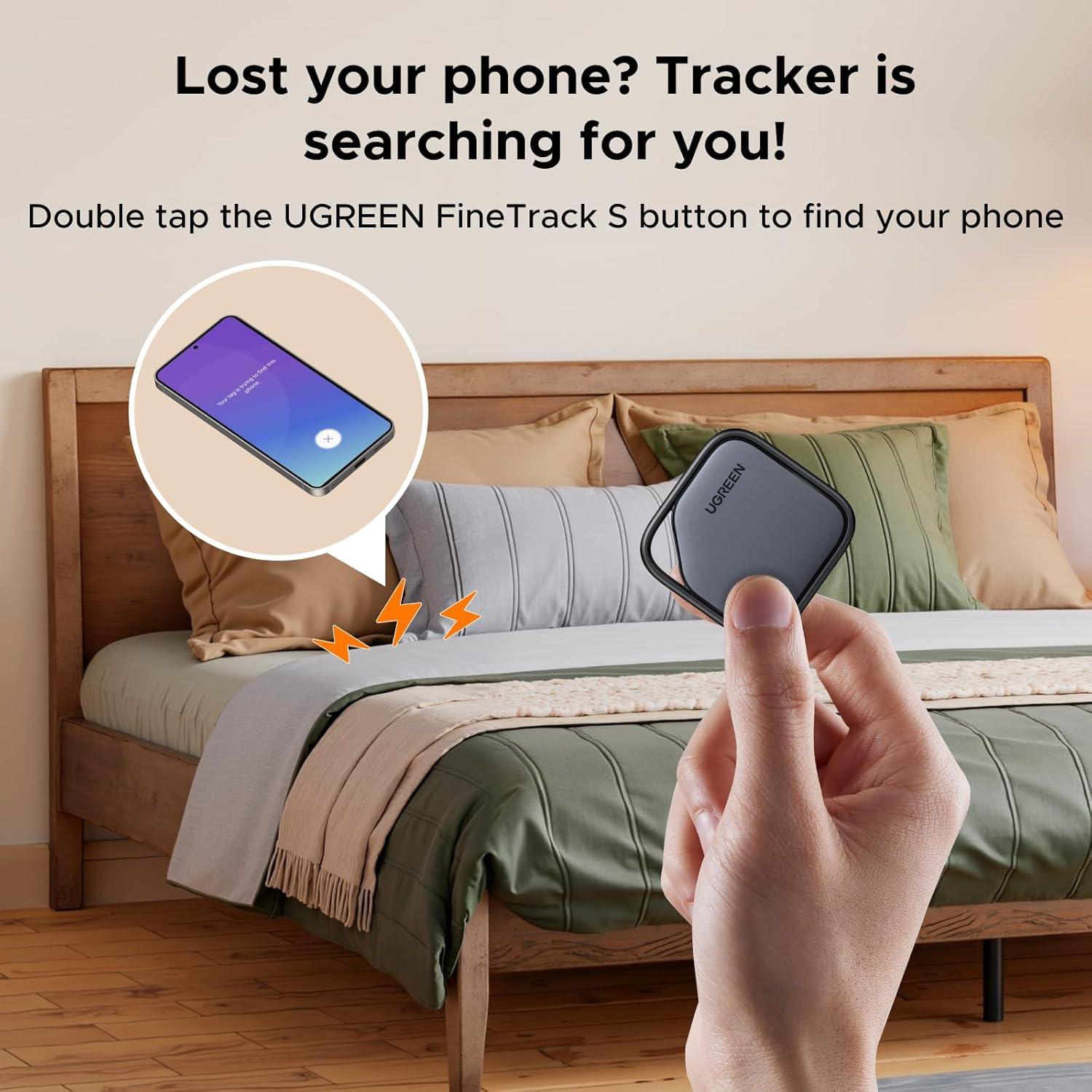 UGREEN FineTrack S 2-Pack Etiquetas de Rastreo Bluetooth