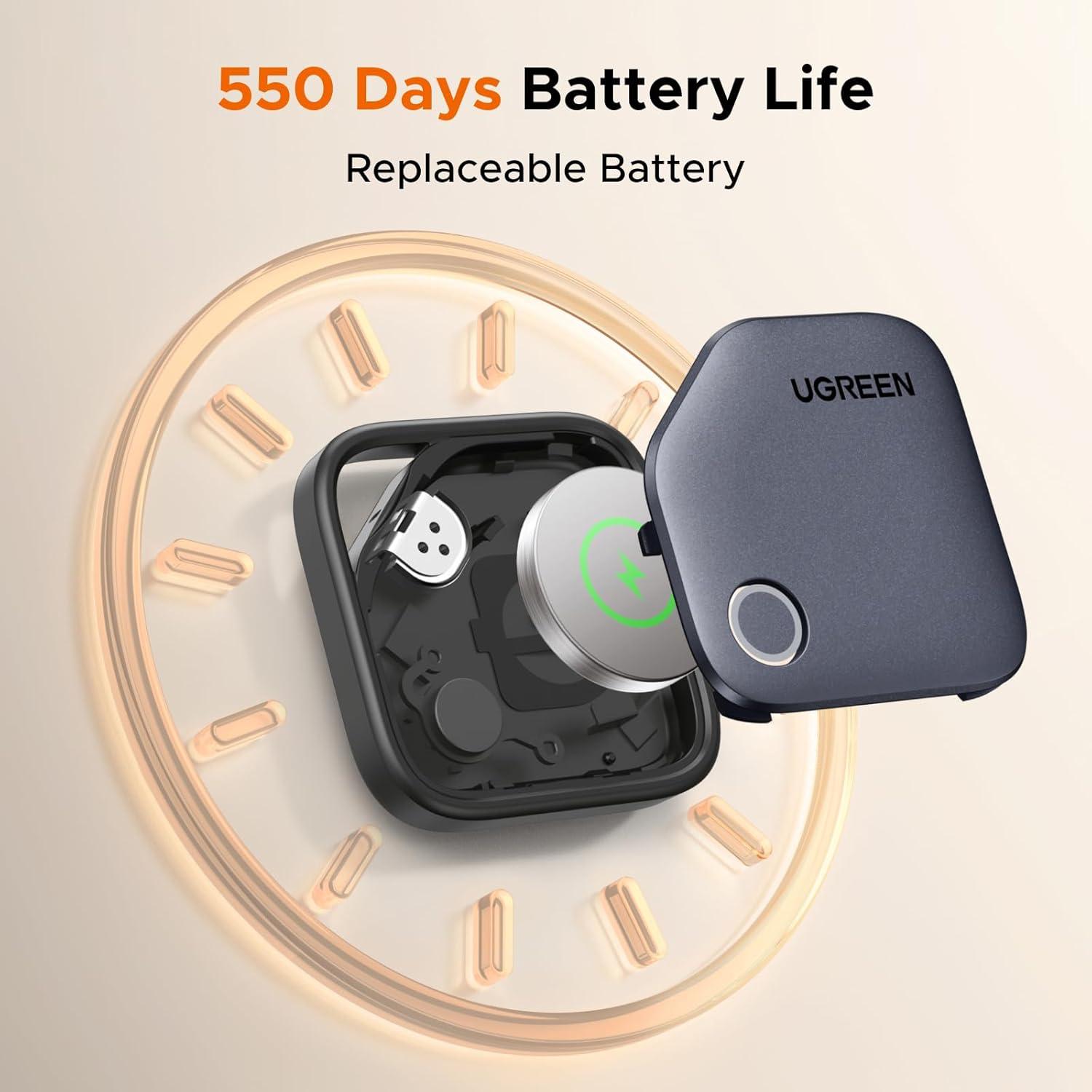 UGREEN FineTrack S 2-Pack Etiquetas de Rastreo Bluetooth