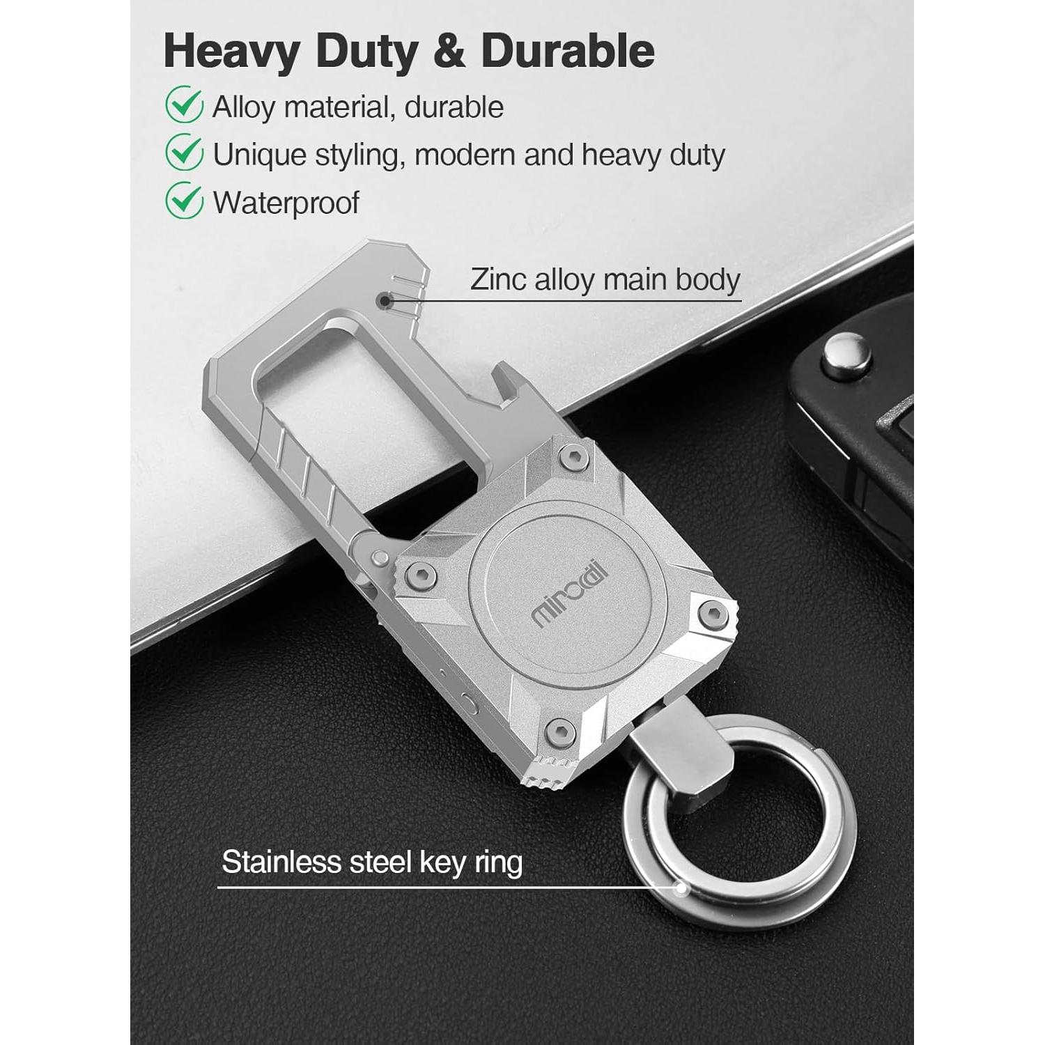 Llavero Miroddi con Rastreador GPS Recargable y Abrebotellas