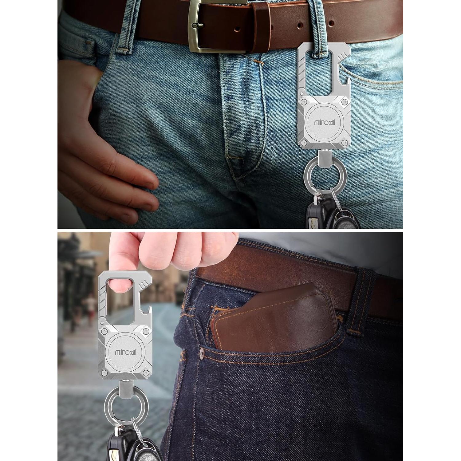 Llavero Miroddi con Rastreador GPS Recargable y Abrebotellas