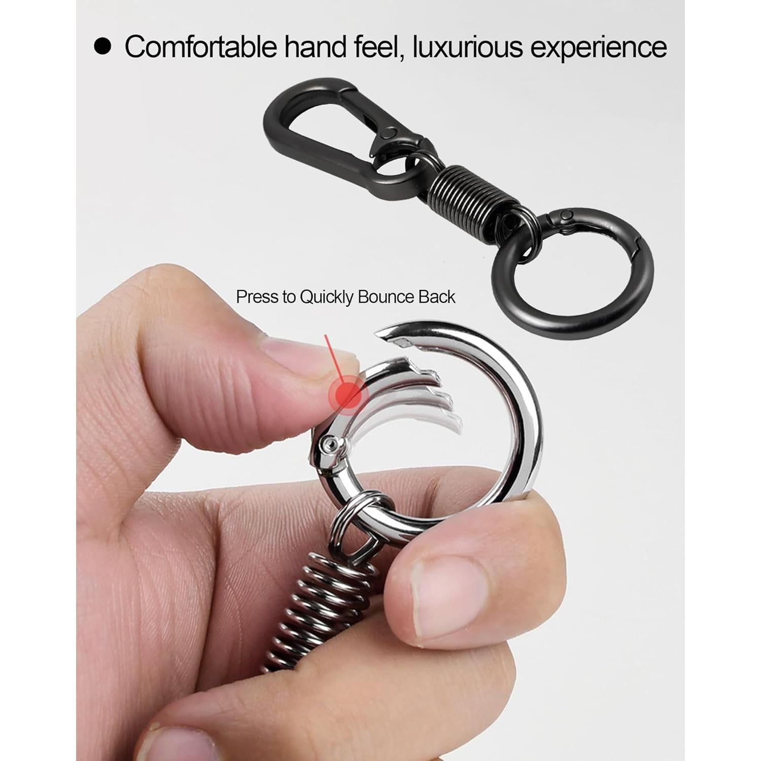 Organizador de llaves de metal Zinc 9.2cm - Clip de llavero