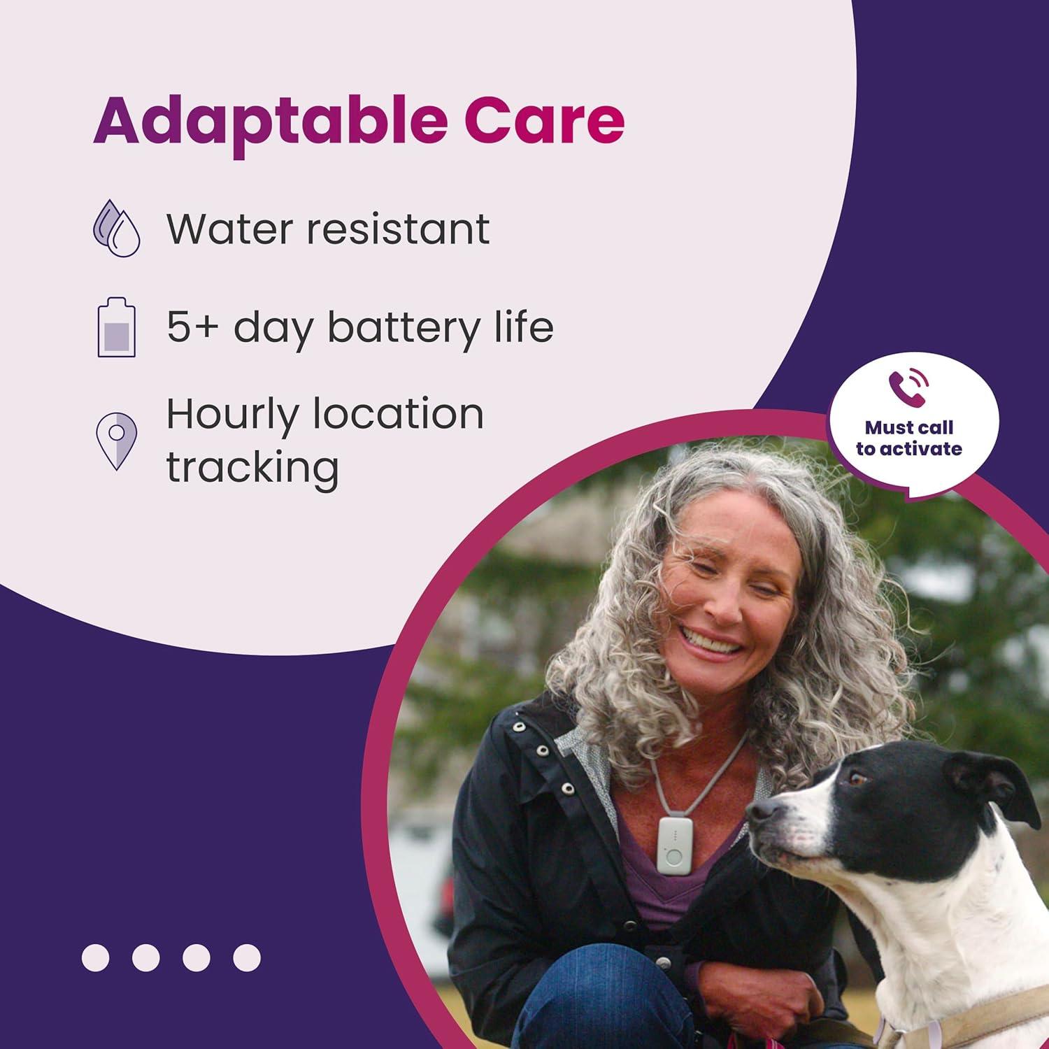 Dispositivo de Alerta Médica Medical Guardian MGMini - Negro, GPS, Resistente al Agua, Monitoreo 24/7