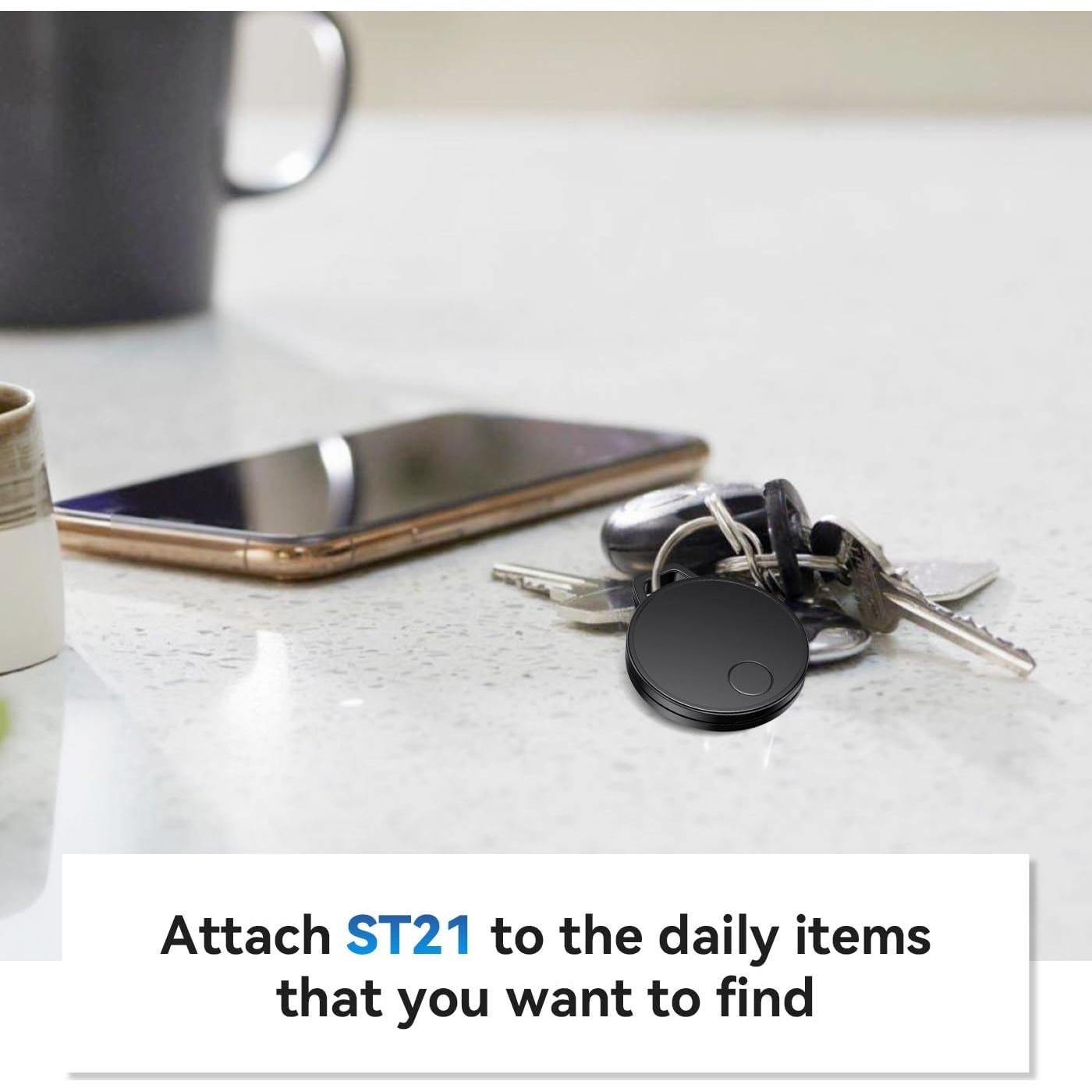 Buscador de Llaves Bluetooth SwiftFinder ST21 - Paquete de 4