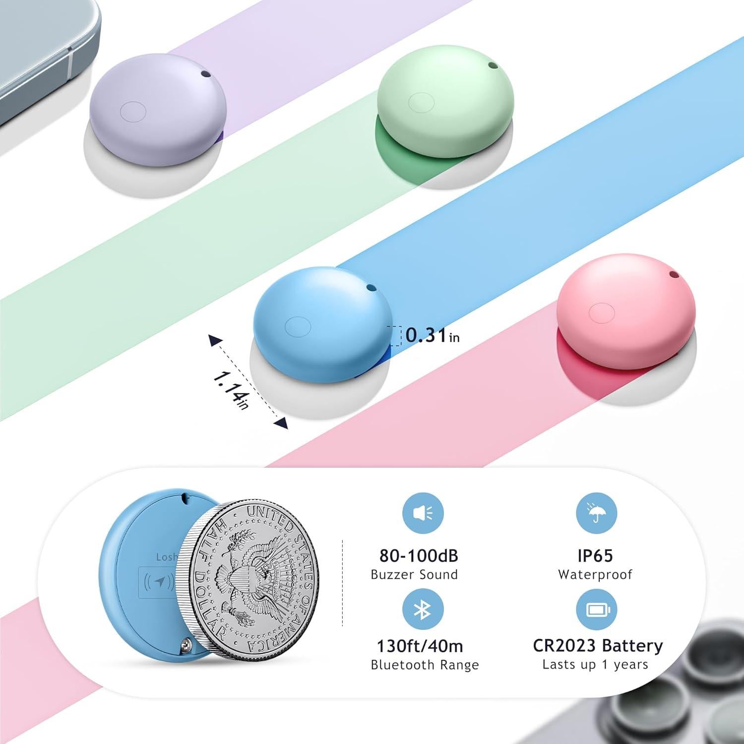 Etiquetas Inteligentes Jocular Air-4 para Rastrear Artículos