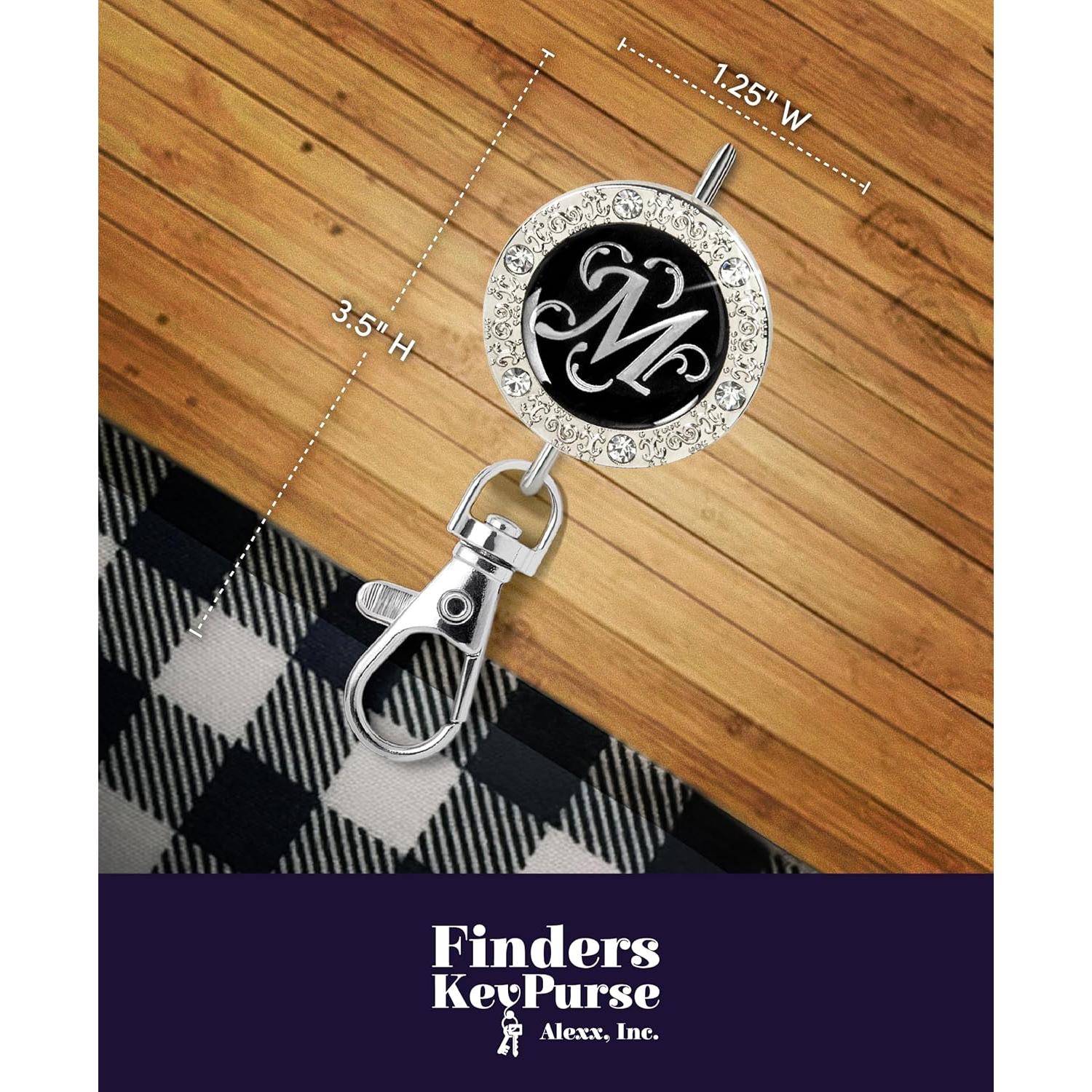 Buscador de Llaves para Mujeres con Gancho Monograma - Organizador de Bolso